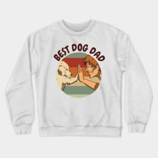 Best Dog Dad Crewneck Sweatshirt